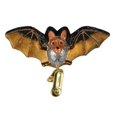 Clip-On Bat Ornament Front Side View