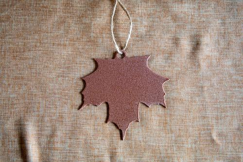 Sugar Maple Leaf Christmas Ornament