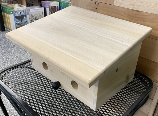 Roomy Roost Box in northern white-cedar angled view