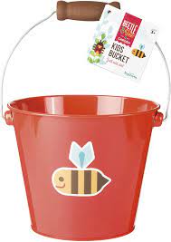Bee & Beetle Garden: Kids Bucket - Red/Orange