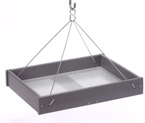 Green Solutions Hanging Platform Feeder - Large in gray