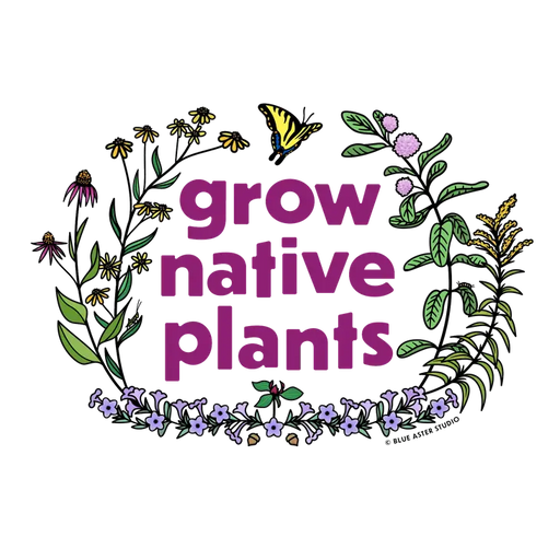 Grow Native Plants Sticker