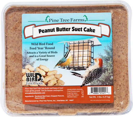 Peanut Butter Suet Cake - 3lb