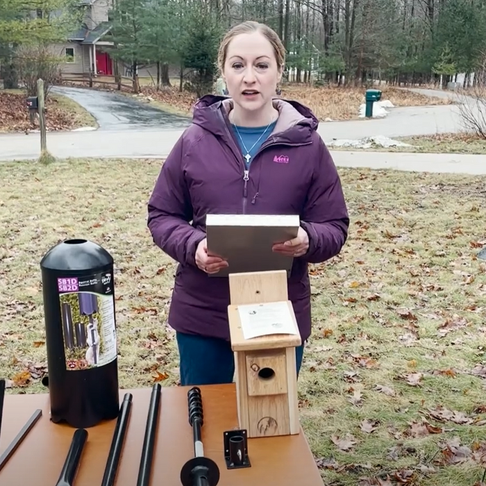 Bluebird House Installation