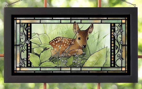 Stained glass nature art