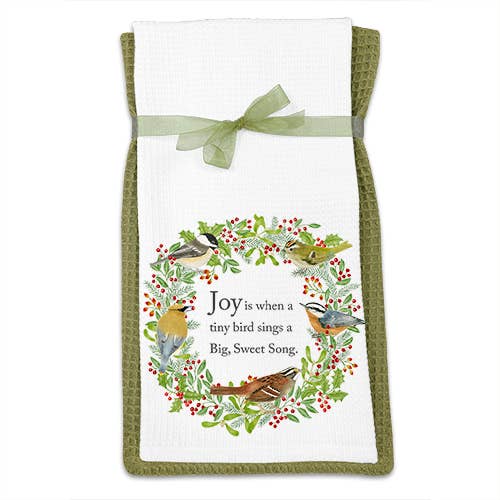 Waffle Towels Set of 2 - Sweet Song