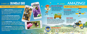 Information page about bumble bee with colorful illustrations and text.