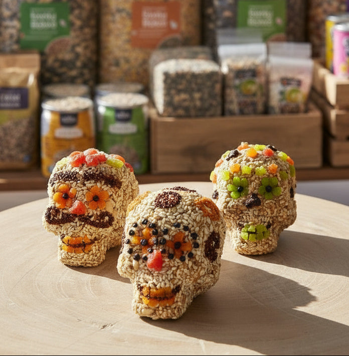 Seed Skull Bird Treat