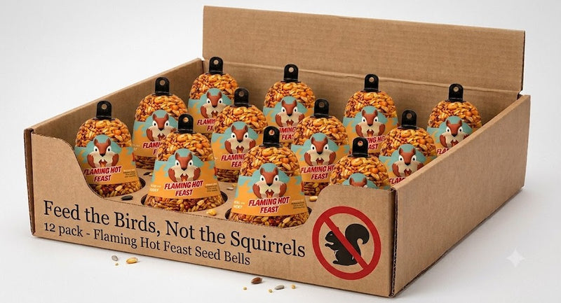 Mr. Bird Flaming Hot Feast Seed Bell - 12 Pack