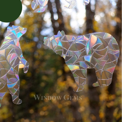 variety of black bear widow gems in use