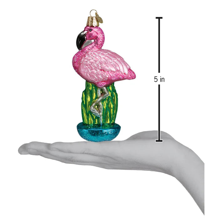 Old World Christmas Flamingo Ornament - Thumbnail 5