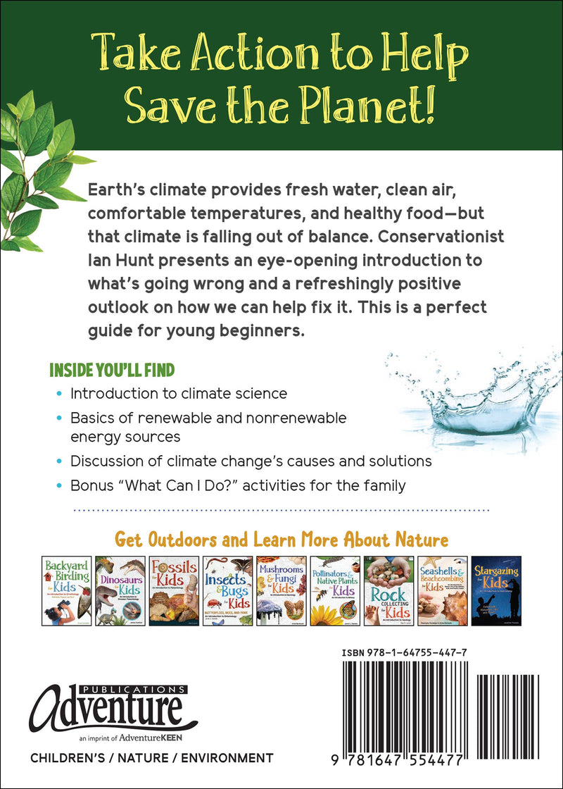 Climate Action for Kids back cover
