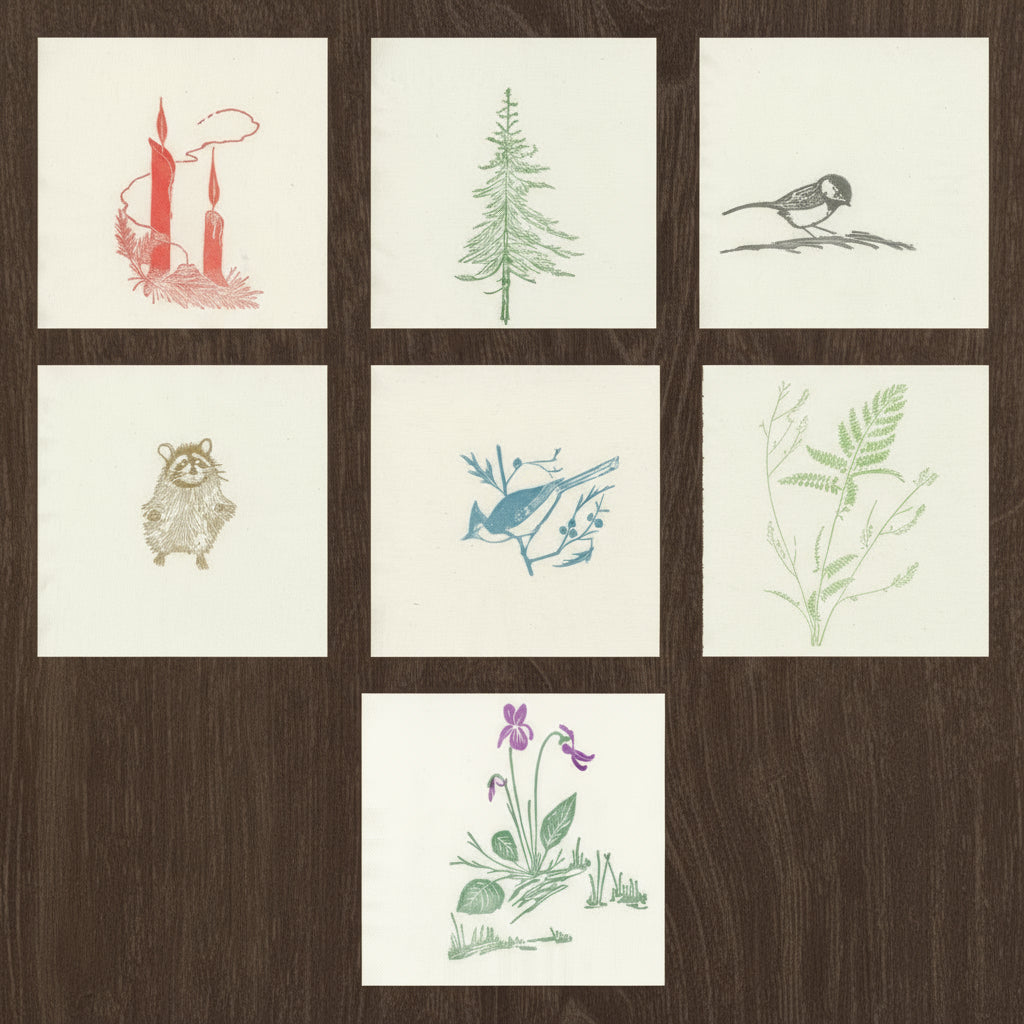 Frostic Gwen Frostic Paper Napkins - Beverage Size 20-Pack — Nature Niche