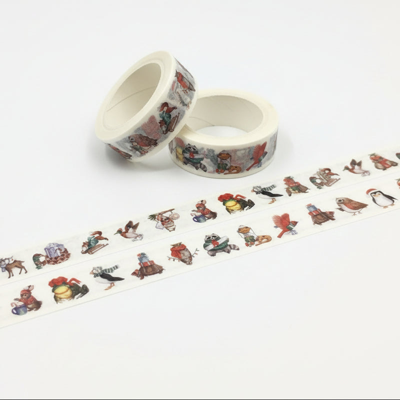 Festive Critters Washi Tape