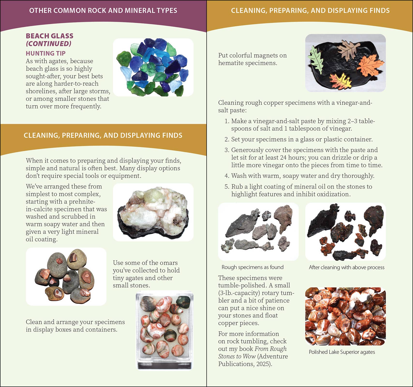 Michigan's Copper Country Rocks & Minerals Quick Guide — Nature Niche