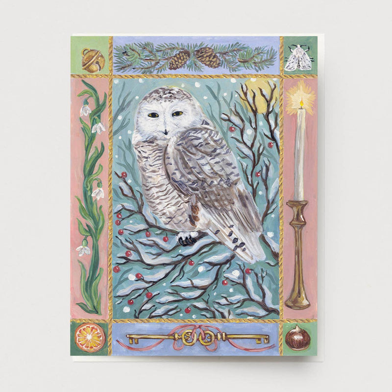 Holiday Owl Card