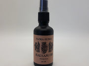 Balsam Fir Hydrosol closeup of bottle