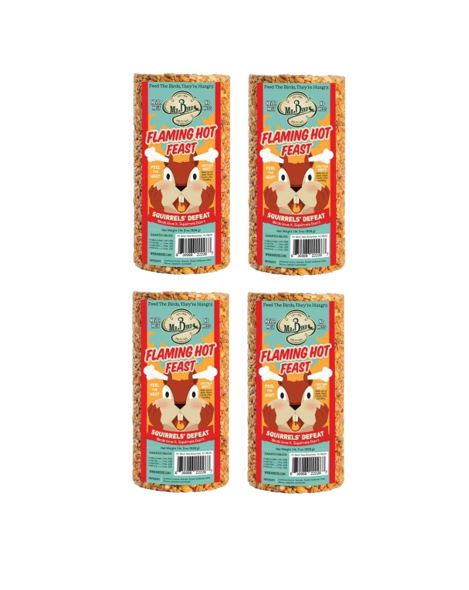 4 pack flaming hot seed cylinders