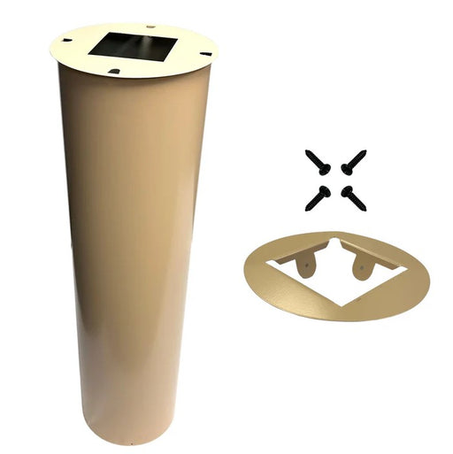 Large Raccoon Baffle and Squirrel Guard - 4x4 Tan hardware included