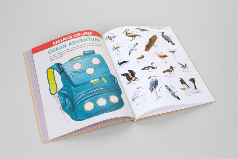 Backpack Explorer Stickers: Ocean Adventure