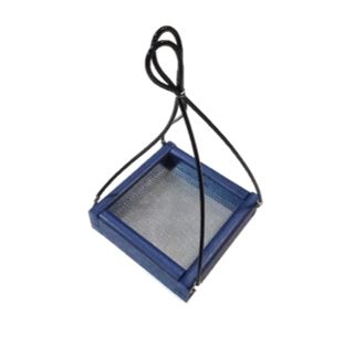 Hanging Tray Recycled Feeder - 5" x 5" - blue
