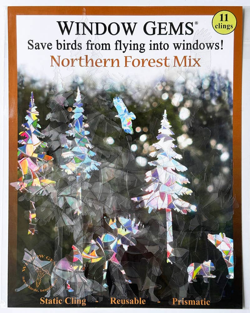 Northern Forest Mix Window Clings