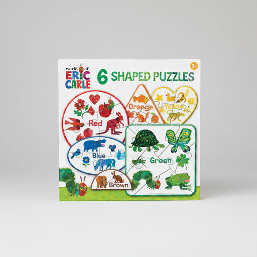 Eric Carle - Colors 6-Pack Mini Shaped Jigsaw Puzzles