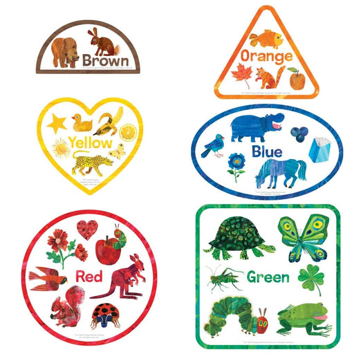 Eric Carle - Colors 6-Pack Mini Shaped Jigsaw Puzzles - picture of individual puzzles