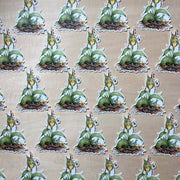 Sticker - Ring-necked Snake and Lady's Slipper Orchid