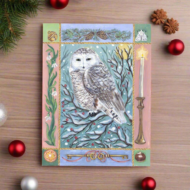 Holiday Owl Card 