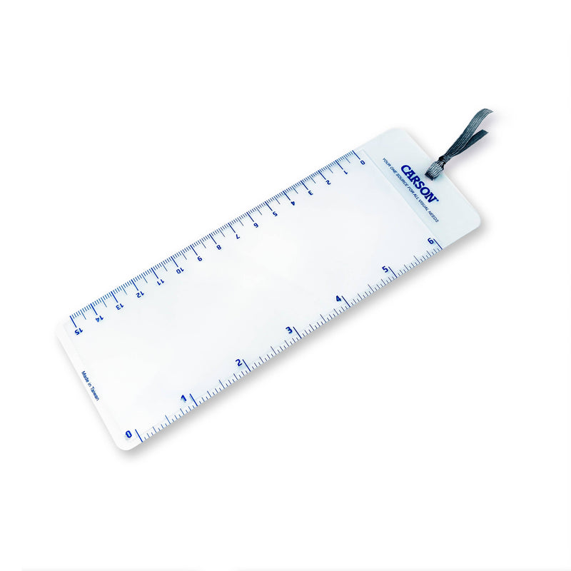 Bookmark 3x Magnifying Glass With A 6-Inch Ruler And Tassel