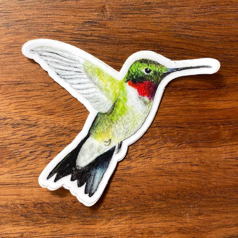 Ruby-throated Hummingbird Sticker