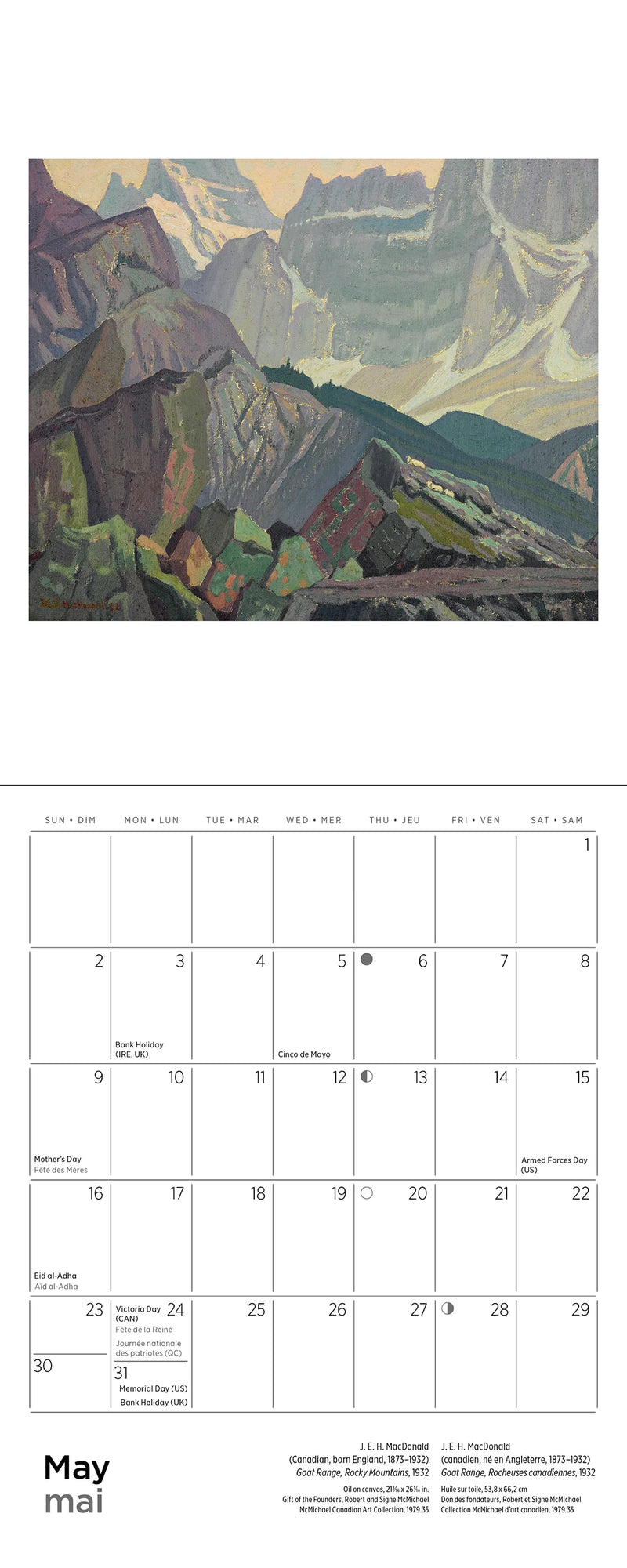 The Group of Seven 2027 Mini Calendar