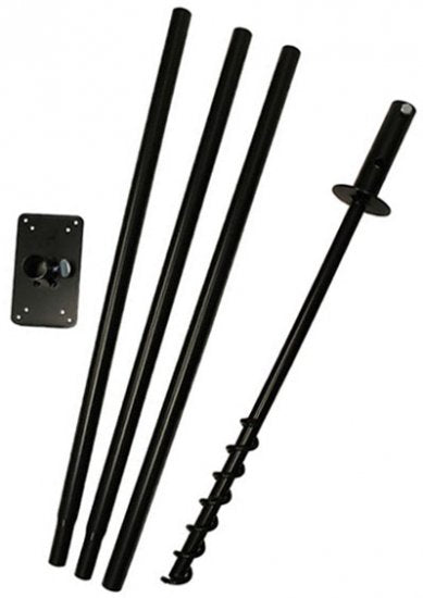 Squirrel Buster Plus Feeder Bundle with Pole Set -5 Piece Feeder Pole Set with Twist In Ground Socket  