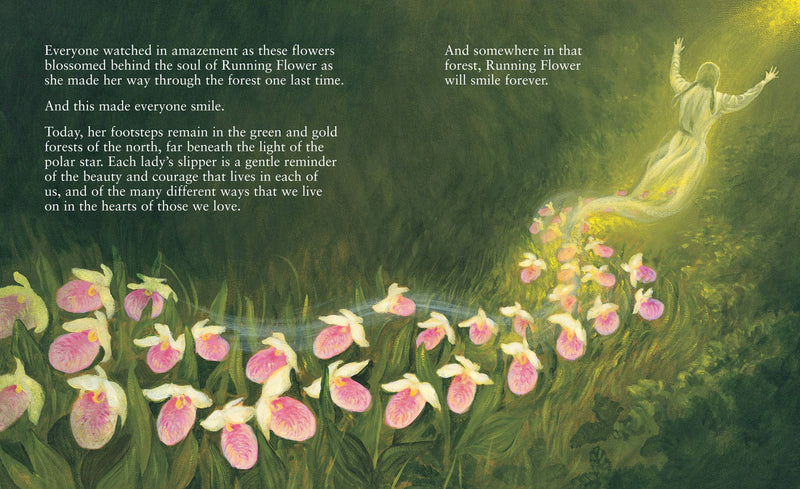 The Legend of the Lady's Slipper Picture Book
a river of lady slipper flowers