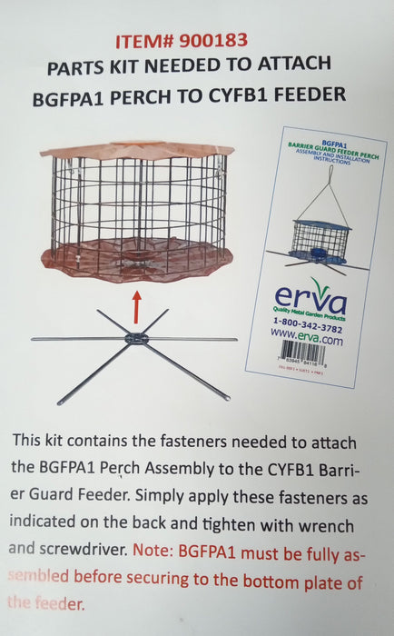 Barrier Guard Cylinder Feeder Perch Attachment Kit