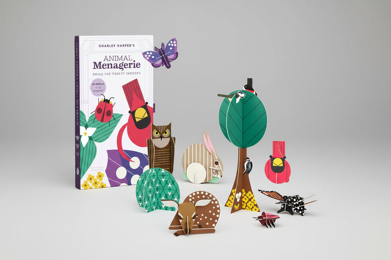 Charley Harper's Animal Menagerie
17 individual 3D models to assemble