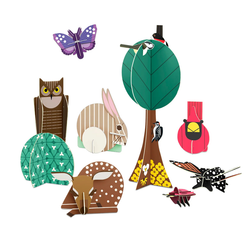 Charley Harper's Animal Menagerie
sample of models that comes with this kit