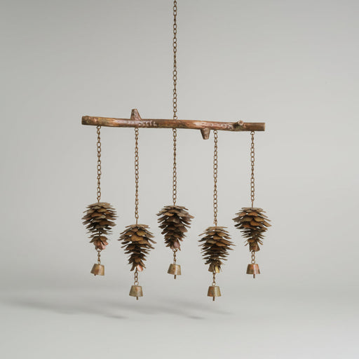 Pine Cone Flamed Windchime