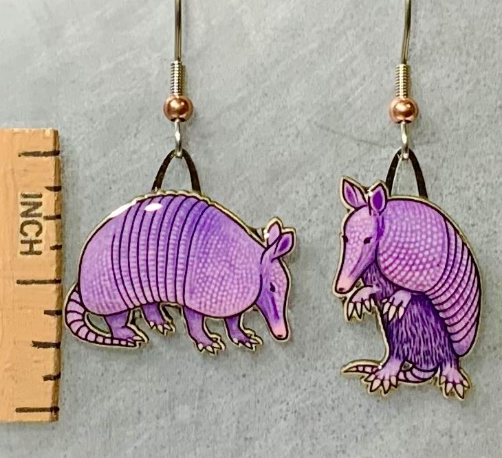 Nine-banded Armadillo Earrings