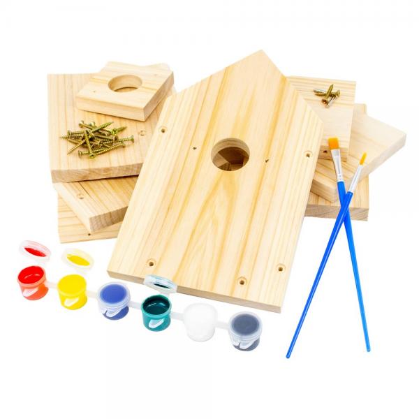 Kids Bird House Build & Paint Kit