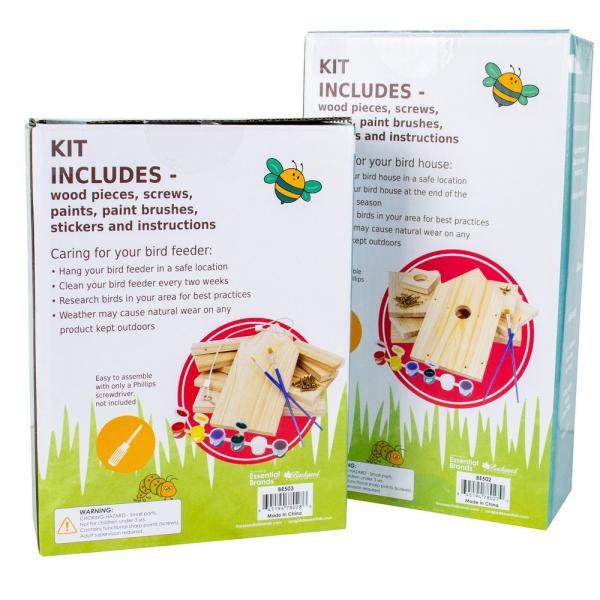 Kids Bird House Build & Paint Kit