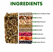 Bug Nut Berry Seed Cake Ingredient infographic