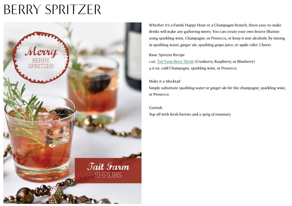 Raspberry Shrub — Nature Niche