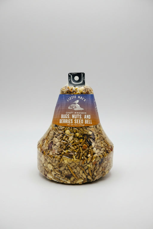 bug nut and berry bird seed bell