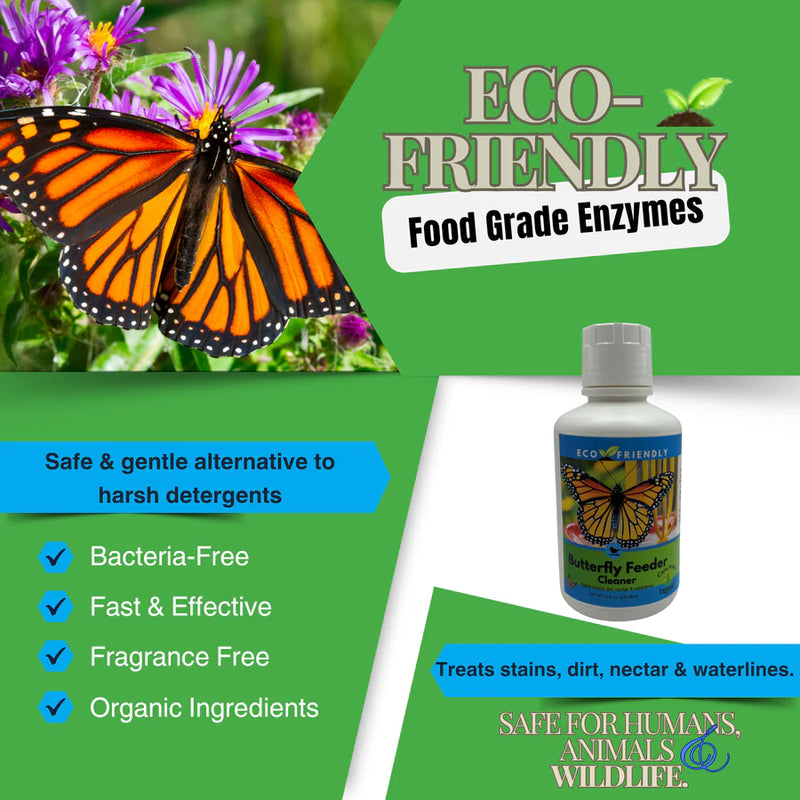 Butterfly Feeder Cleaner 16oz
Eco Friendly!