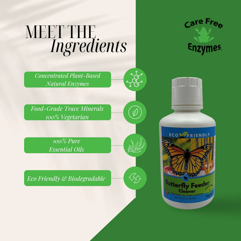 Butterfly Feeder Cleaner 16oz
Ingredient information