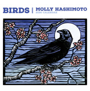 2026 Birds calendar by Molly Hashimoto with a crow on a branch and cherry blossoms.