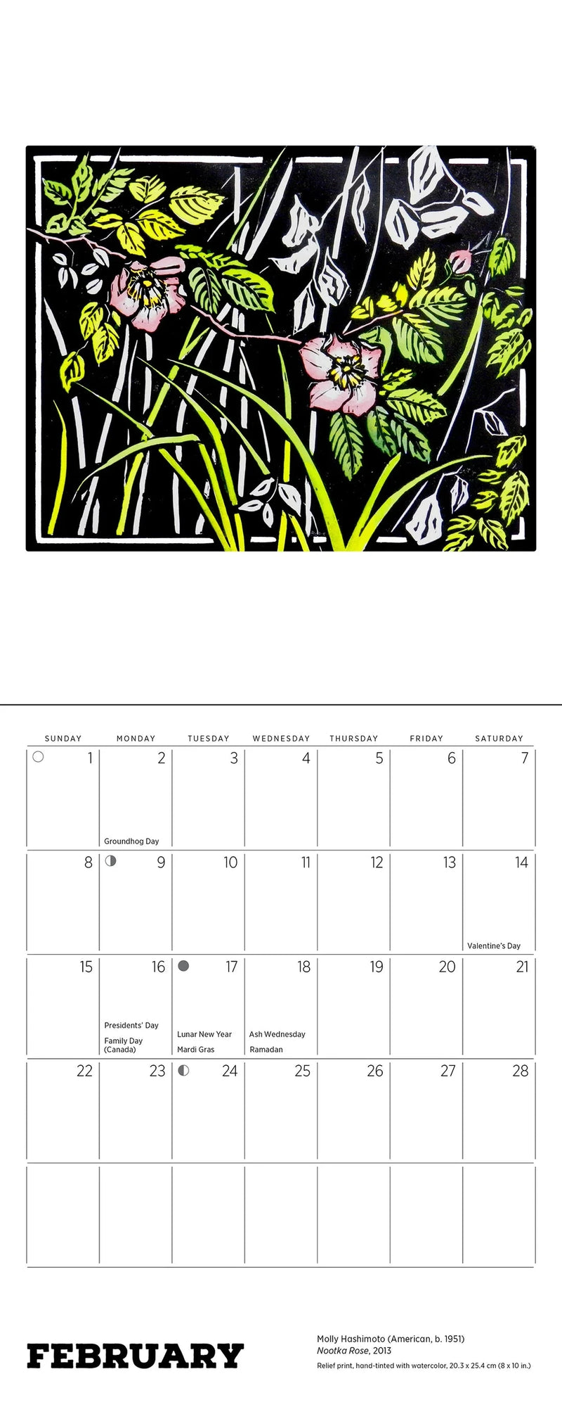 Molly Hashimoto: Lush Landscapes 2026 Mini Wall Calendar