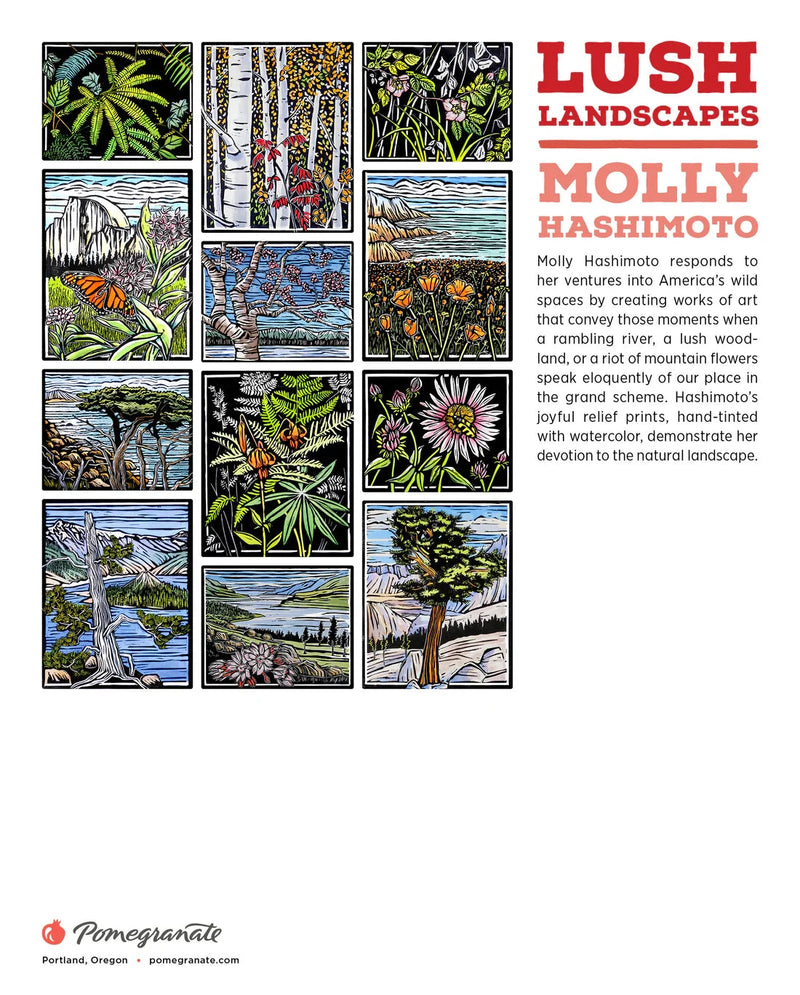 Molly Hashimoto: Lush Landscapes 2026 Mini Wall Calendar